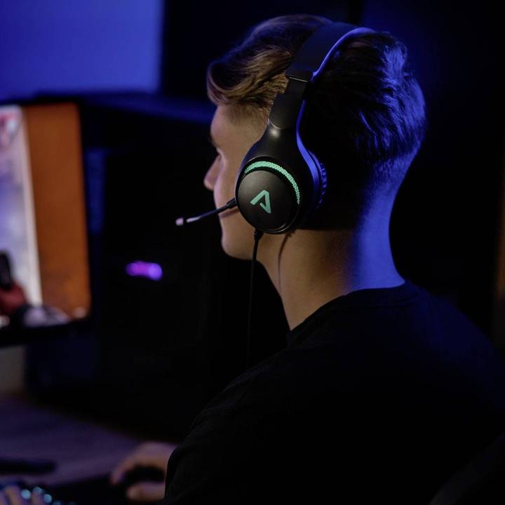 Produktbild Lamax LMXHGU1 headphones/headset Wired Head-band Gaming Black (Kabelgebunden)