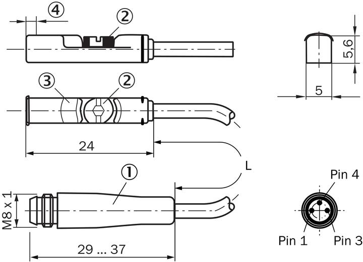 Immagine prodotto Sick Sensore del cilindro MZT8-28VPS-KP0 (Misuratore)