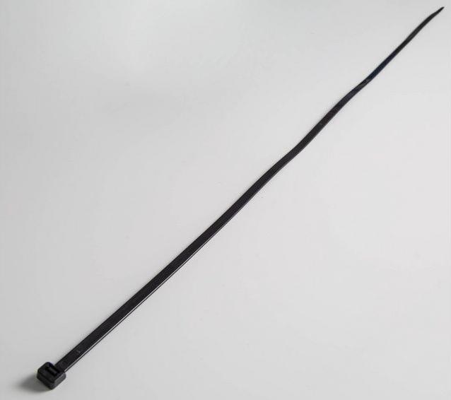 Actual product image RS PRO Cable Tie 750x7.5 Black UV resistant (Plastic cable ties, 750 mm, 100 pcs.)