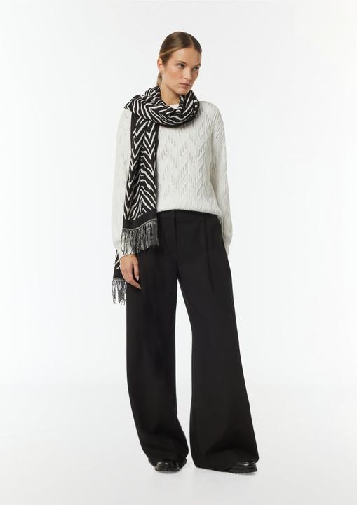 Actual product image Comma Strickpullover Relaxed-Fit-Strickpullover mit Strukturmuster (38)