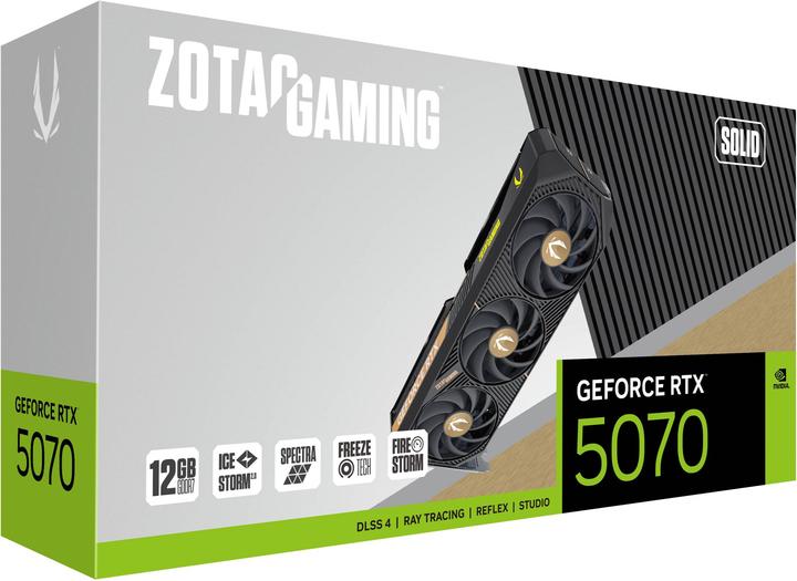 Actual product image Zotac GeForce RTX 5070 Solid (12 GB, GDDR7)