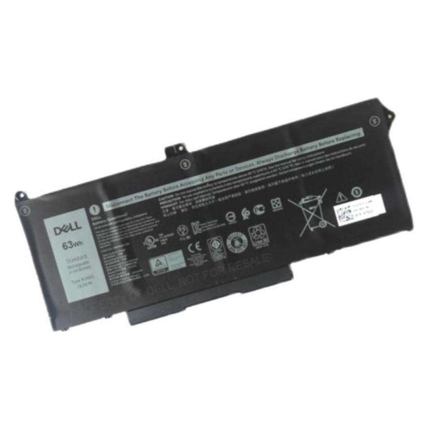 Dell Battery Latitude 5520 4 Cell 63WHR M033W (4 Zellen, 4145 mAh), Notebook Akku, Schwarz