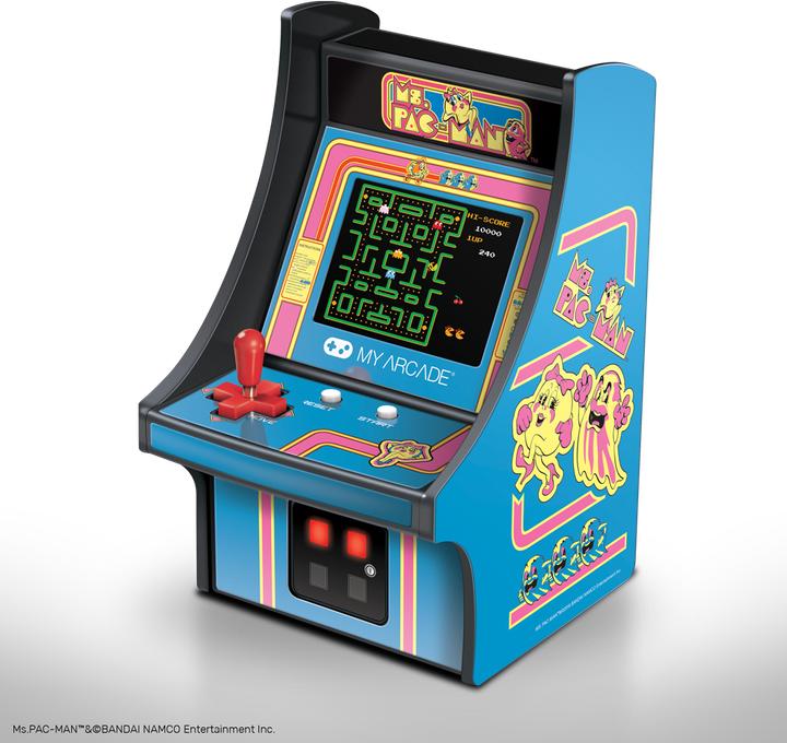 MyArcade My Arcade MS. Pac-Man Collectible Micro Player Retro Arcade Machine - 6 Inch