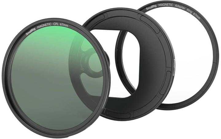 Actual product image SmallRig Clip-on CPL filter (67 mm) with M-mount adapter