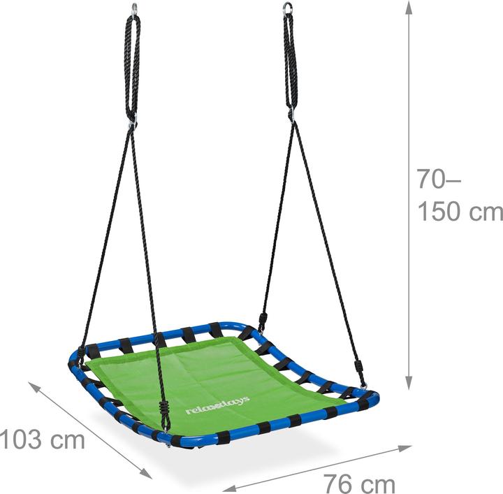 Actual product image Relaxdays Nest swing