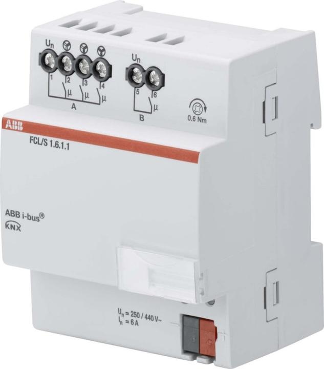 Actual product image ABB FCL/S1.6.1.1 Fan actuator 1f 6A REG (Switch actuator)