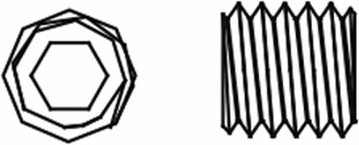 Actual product image Jamara Grub screw M4x4 VE8 Skull/ Nightstorm/Crossmo