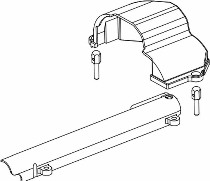 Actual product image Jamara Cover main gear/shaft Skull/Nightstorm/Crossmo