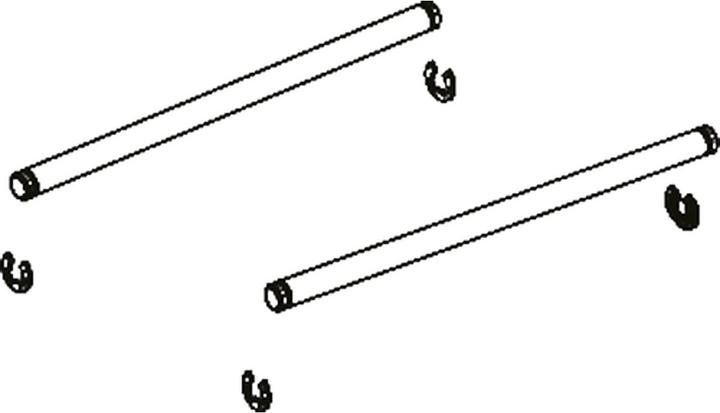 Produktbild Jamara Querlenkerstift BL8 vorne VE2