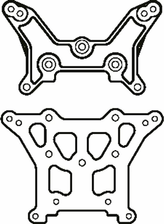 Produktbild Jamara Stossdämpferhalter BL8 vorne + hinten