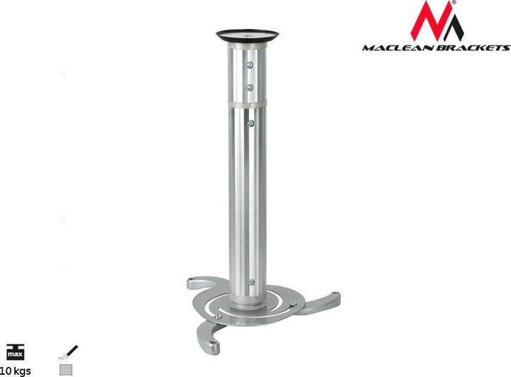 Produktbild Maclean MC-517 MC-517 Universal Ceiling Projektorius Screen Mount Bracket Adjustable Tilt (Decke)
