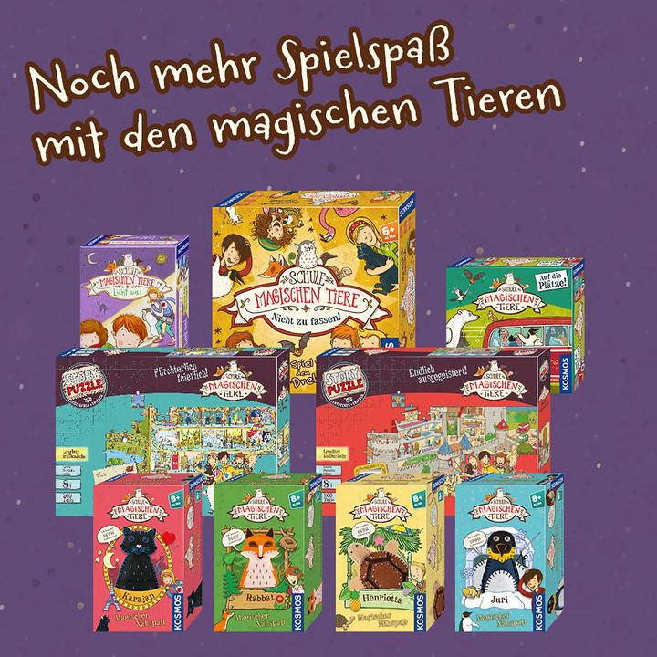 Actual product image Kosmos Story Puzzle: The school of magical animals - terribly solemn! (200 pieces)