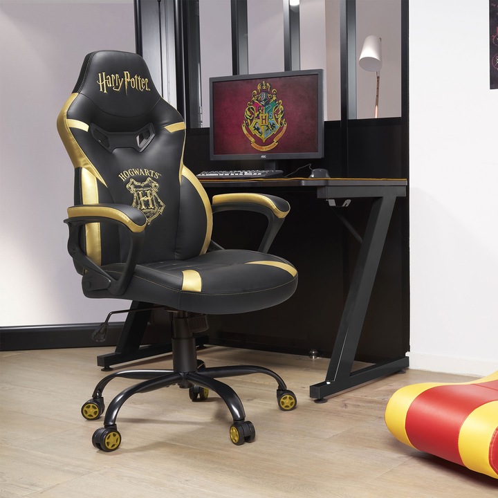Image du produit Subsonic Chaise de jeu Harry Potter Junior - Noir/Or