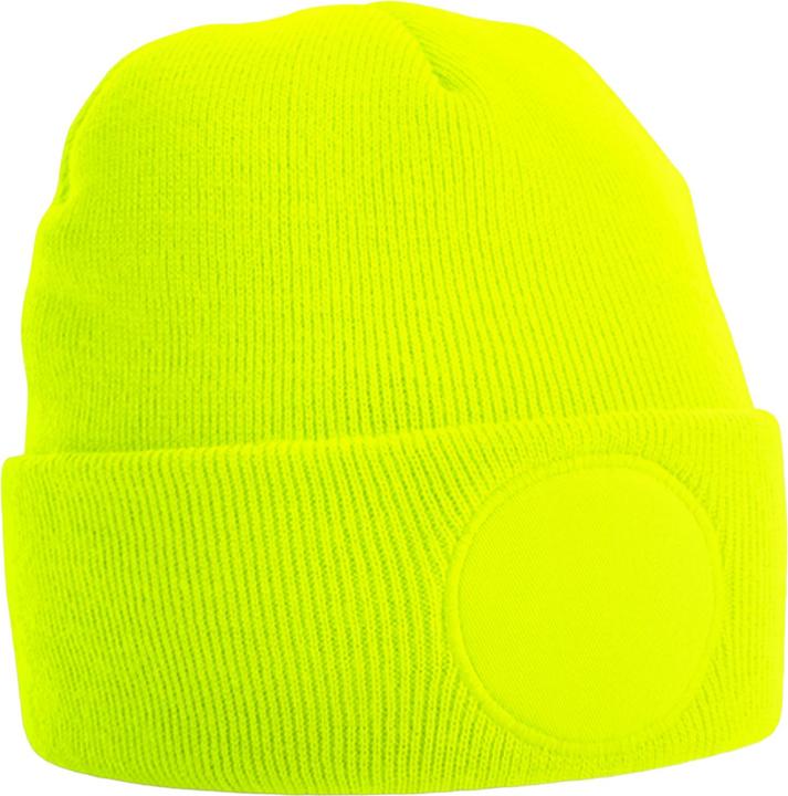 Actual product image Beechfield Unisex Circular Patch Cuffed Beanie