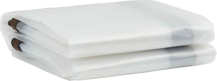 vidaXL Telone trasparente con occhielli 2x5 m telone trasparente in polietilene