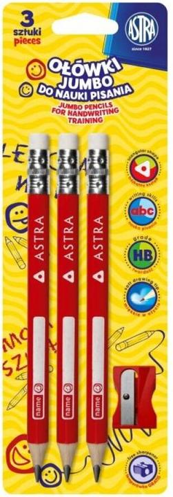Astra Jumbo pencil 3 pieces (HB, 3 x)