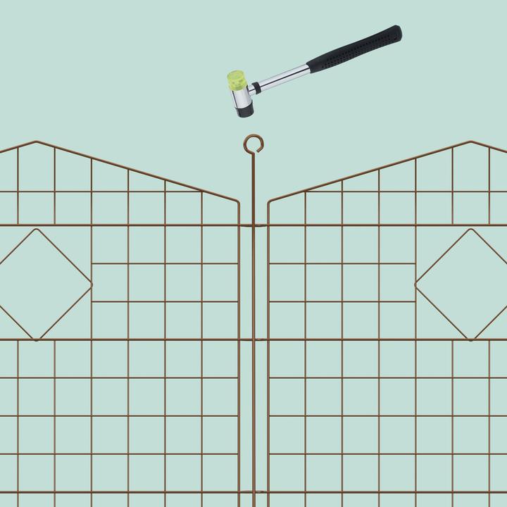 Produktbild Relaxdays 5x Teichzaun