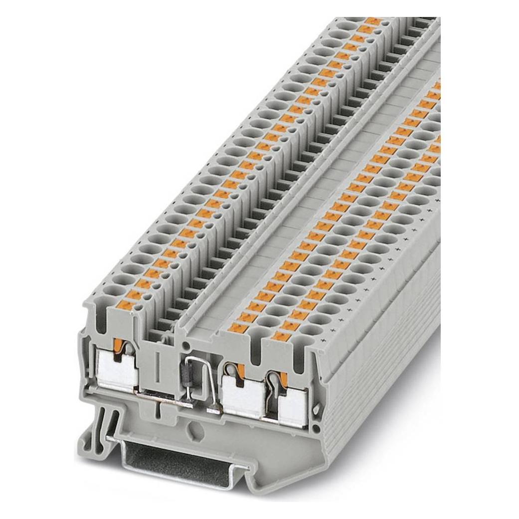 Phoenix Contact Grigio Morsetto Passante Pit 2,5-Twin-Dio/R-L, Cavo + Spina Elettrica,