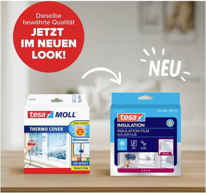 Produktbild tesa tesamoll THERMO Isolierfolie zur Wärmedämmung an Fenstern