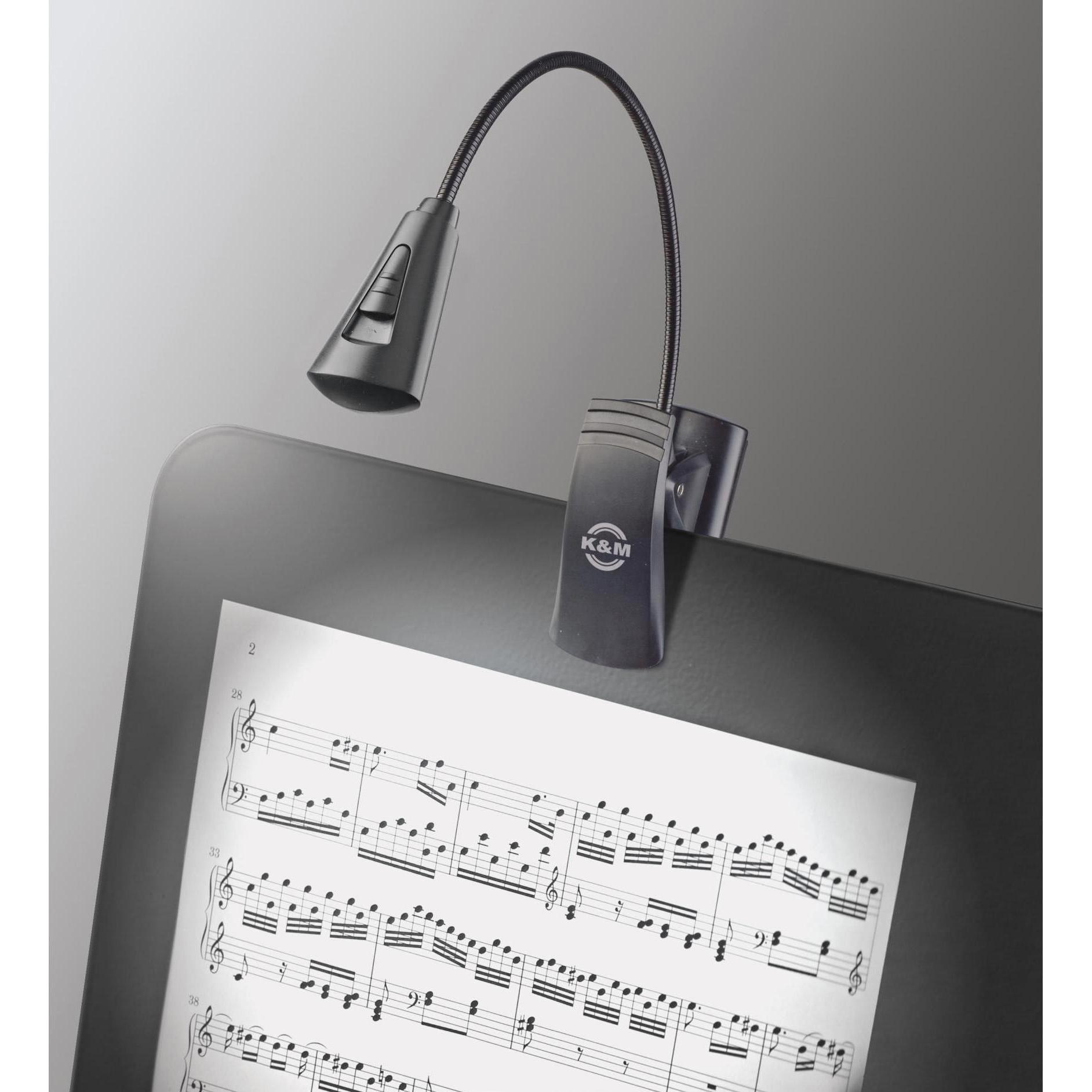 Thumbnail - K&M 12242 Notenpultleuchte (Instrument Beleuchtung), Zubehör Instrumente, Schwarz