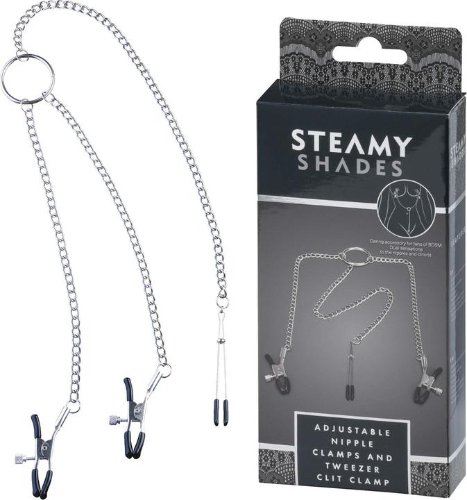 Produktbild Steamy Shades Adjustable Nipple Clamps and Tweezer Clit Clamp
