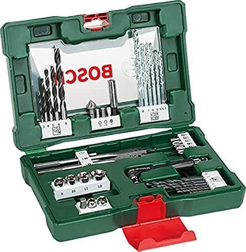 Productafbeelding Bosch Zubehör Bitset boorset V-Line Box. 41-delig (4, 5, 6, 6 mm, PH2, HEX4, PZ2, PH1, PZ1, T20, 10,0 mm, 8 mm, 9 mm, HEX5, 11mm, 13 mm, HEX6)