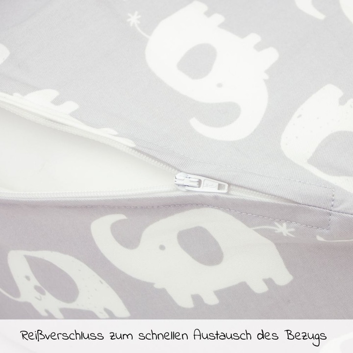 Produktbild Theraline Stillkissen "Das Komfort" mit Microperlenfüllung inkl. Bezug 180 cm (34 cm)