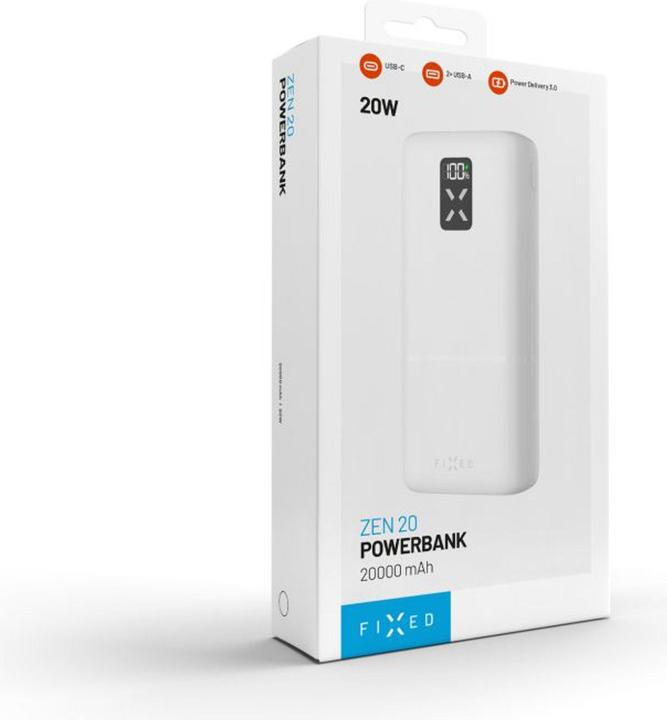 Produktbild Fixed Zen USB-C PD 20W Power Bank 20.000 mAh (20000 mAh, 20 W, 74 Wh)