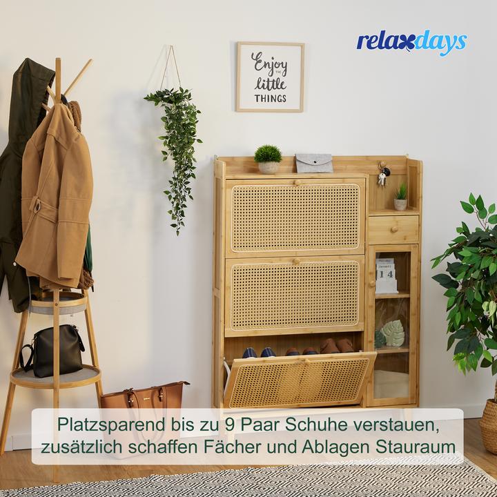 Produktbild Relaxdays Schuhschrank (95 x 19 x 127 cm)