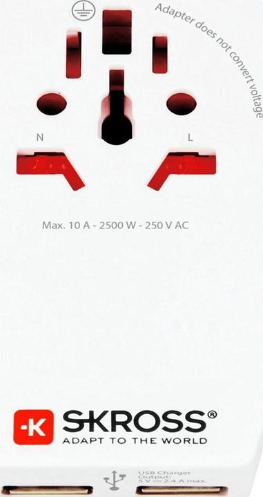 Produktbild Skross Country World to CH Italy Brazil