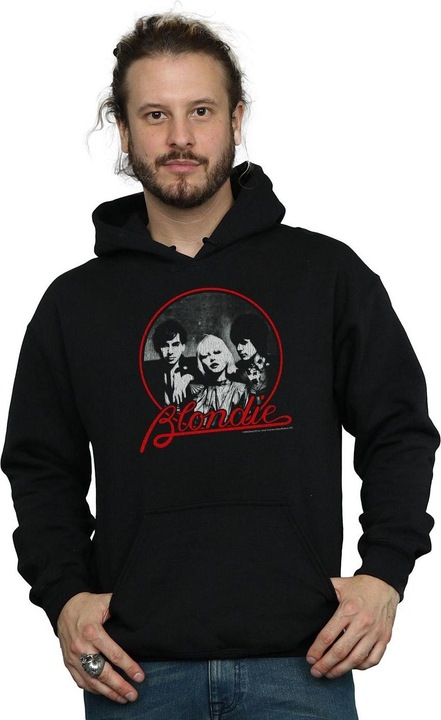 Immagine prodotto Blondie Distressed Circle Felpa con Cappuccio Uomo (XL)
