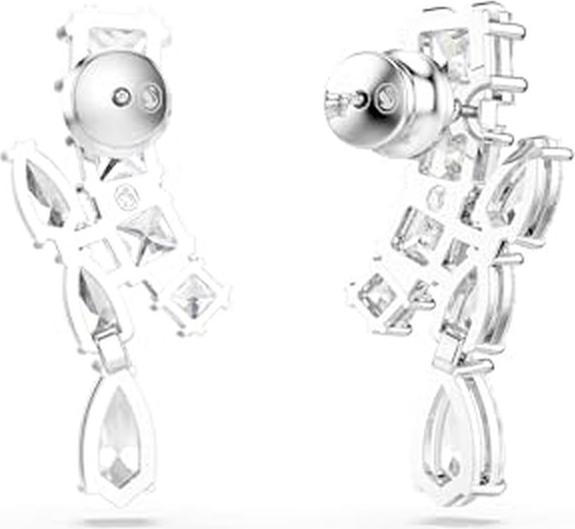 Image du produit Swarovski Matrix Drop Boucles d'oreilles Différentes tailles Blanc (Métal Swarovski)