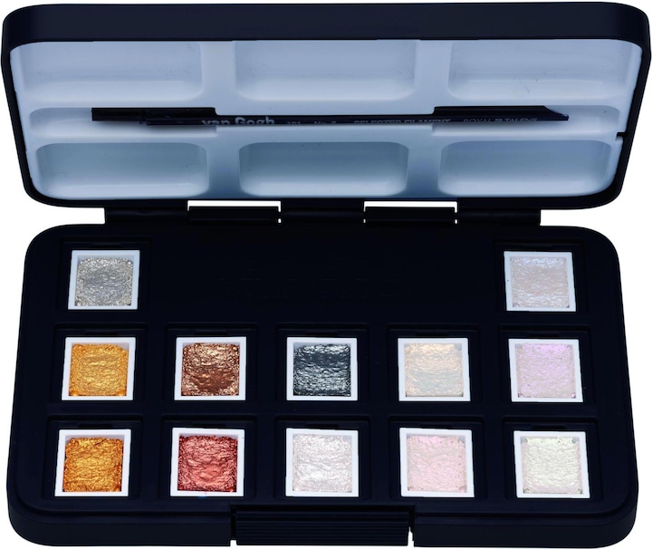 Image du produit Van Gogh Aquarell Pocketbox Metallic 12 (Multicolore)