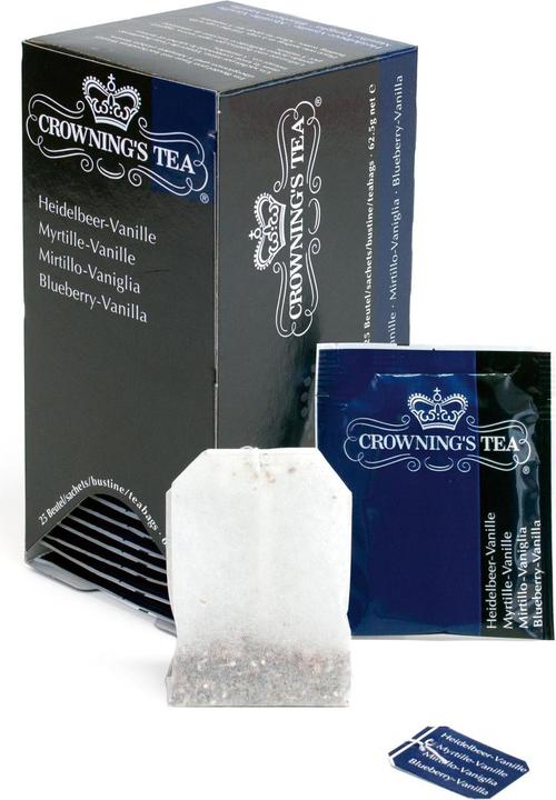 Produktbild Crowning's Tea Heidelbeer/Vanille (100 g)