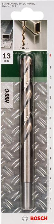 Produktbild Bosch Zubehör Metallbohrer HSS-G, DIN 338 D= 13,0 mm L= 151 mm (13 mm)