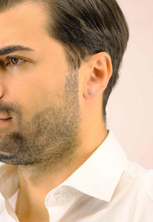 Image du produit Muau Boucles d'oreilles (Or blanc 750)