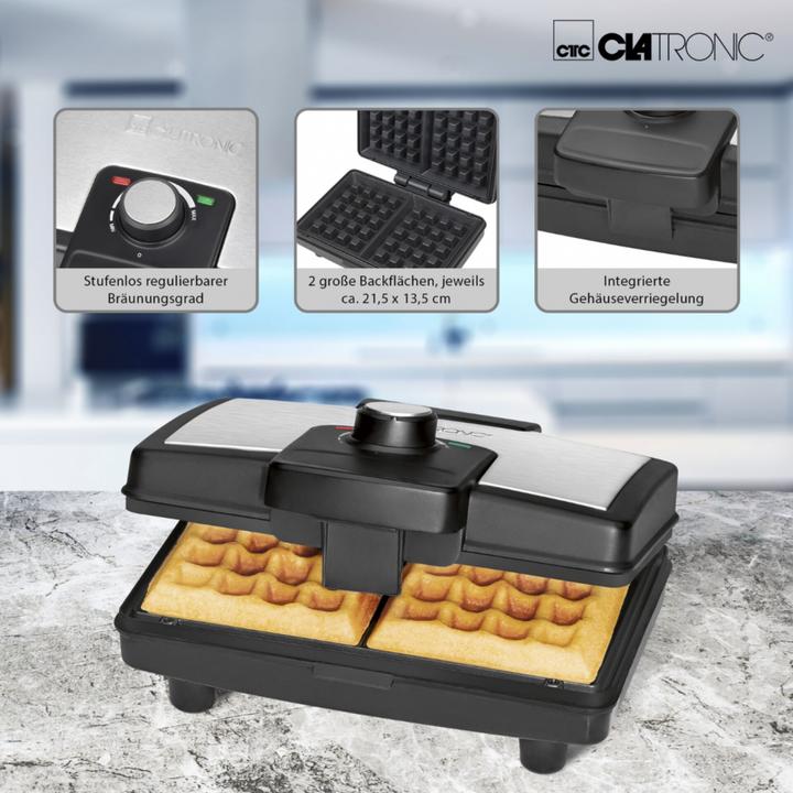 Productafbeelding Clatronic Waffeleisen