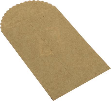 Artoz Flachbeutel Kraftpapier braun 6er (Geschenkpapier, 6 x)