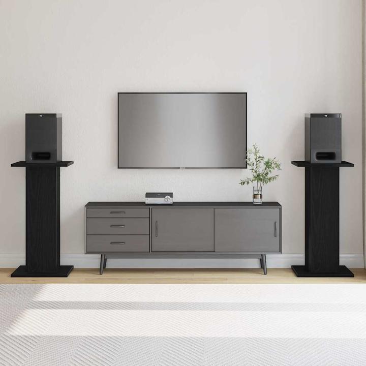 Actual product image vidaXL Speaker stand 2 pcs. 30 x 30 x 40 cm (1 pcs., Stand, Not movable)