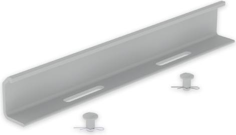 Image du produit Unex Raccord de jonction avec boulon gris clair 66824