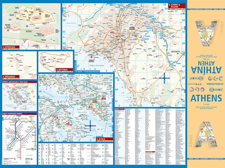 Produktbild Athens ( Atthína / Athens ) 1 : 7500