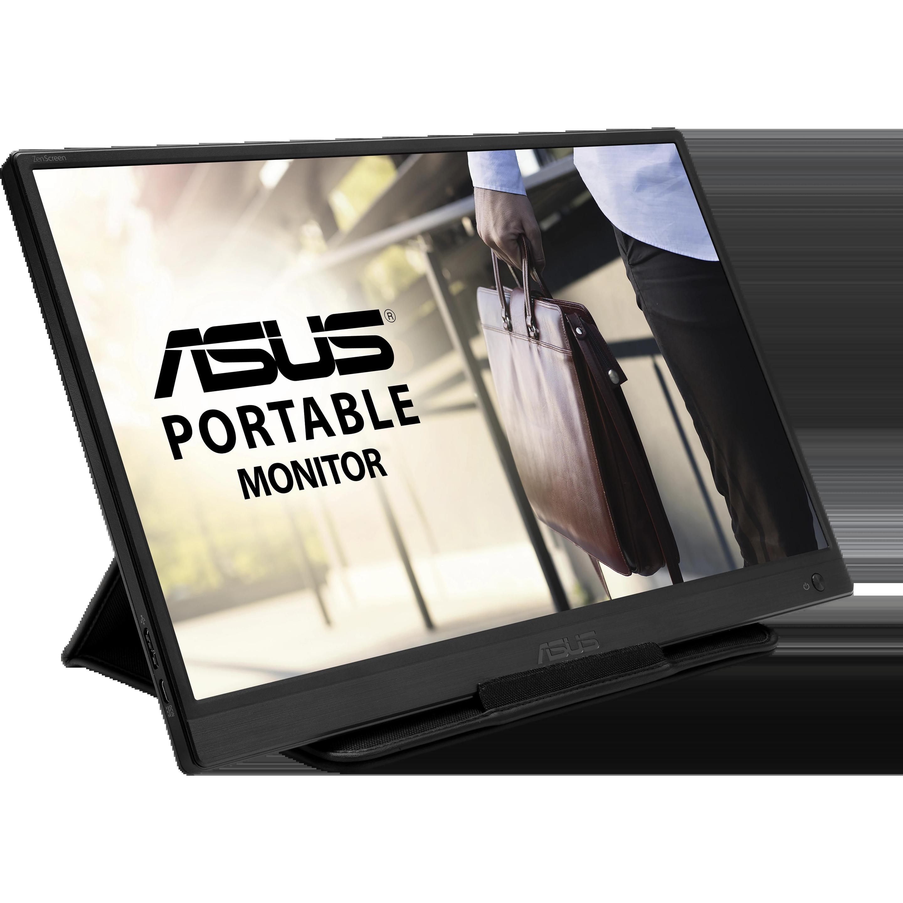 ASUS MB165B ZenScreen (1366 x 768 Pixel, 15.60"), Monitor, Schwarz