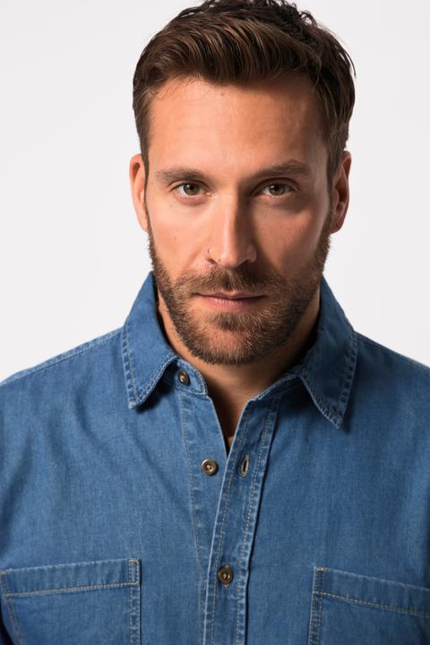 Immagine prodotto JP1880 Jeanshemd, Langarm, Kentkragen, Modern Fit (5XL)