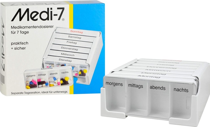 Produktbild Medi-7 Medikamentendosierer für 7 Tage
