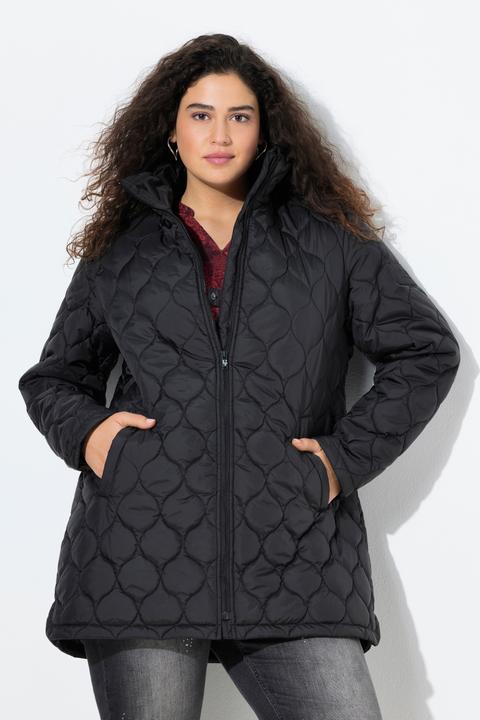 Image du produit Ulla Popken Veste matelassée HYPRAR avec col montant, tissu déperlant (62)