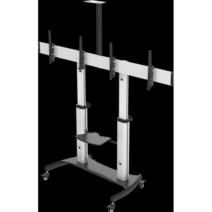 Thumbnail - LogiLink TV-/Monitorwagen 37-60"" höhenverstellbar (60", 50 kg), TV Ständer