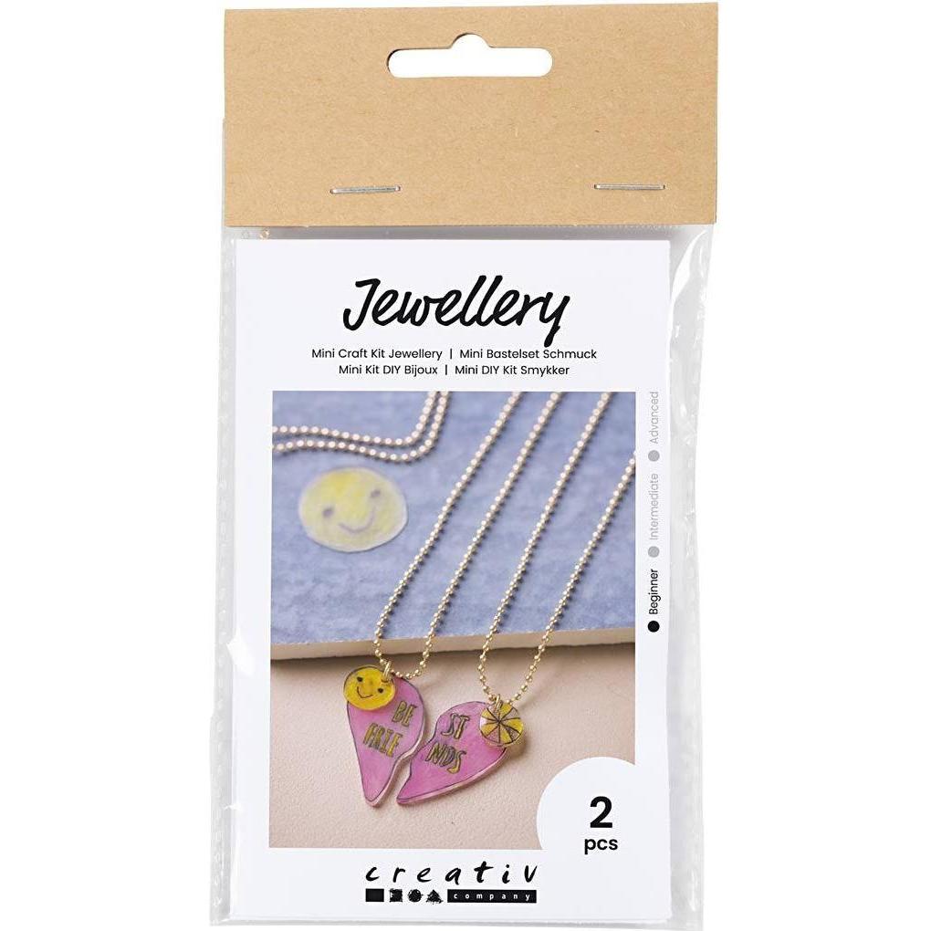 Creativ Company Schmuck Bastelset Halsketten mit Schrumpffolie