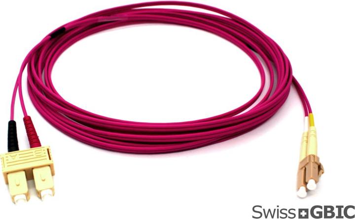 Produktbild SwissGBIC Fiber PatchCord LC-SC-OM4-D-5 (5 m)