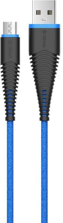 Devia Fish 1 Series Cable for Micro USB (5V 2.4A,1.5M) blue (1.50 m, USB 1.0)