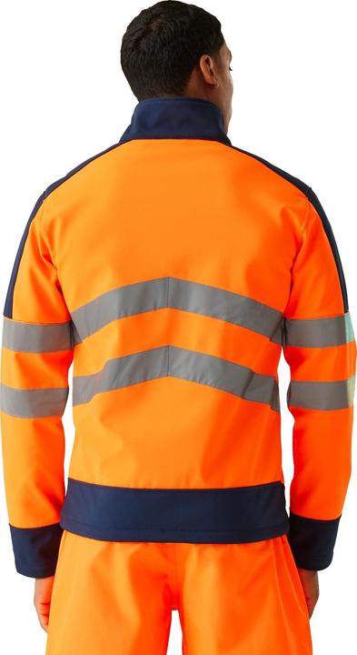 Actual product image Regatta Mens X-Pro Hi-Vis 3 Layer Soft Shell Jacket (3XL)